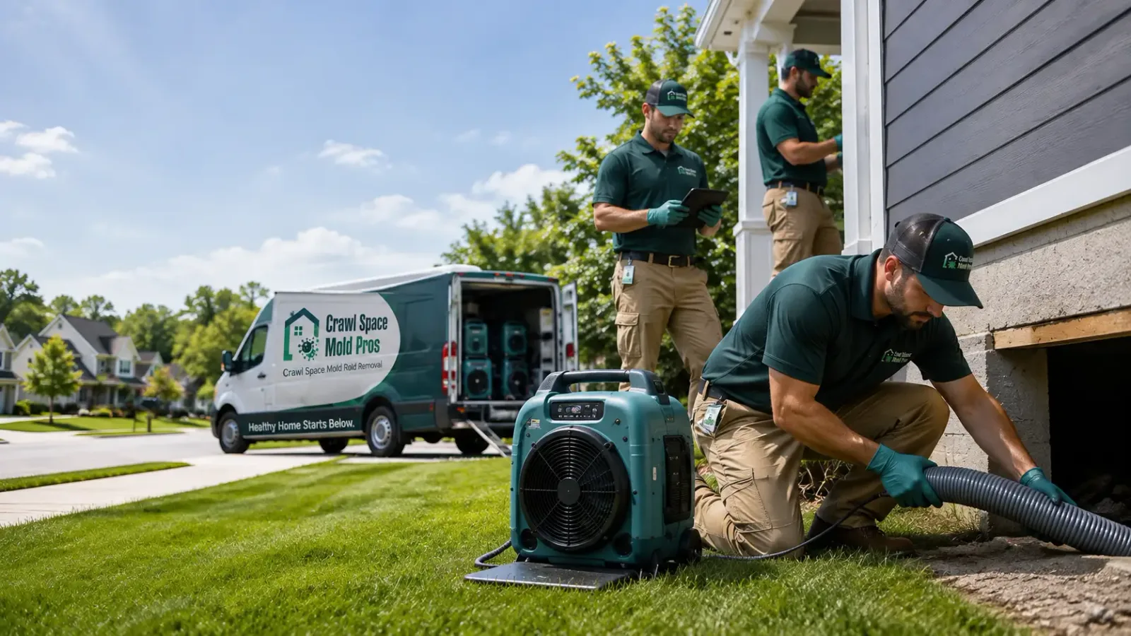 Crawl Space Mold Removal in Lorane, OR
